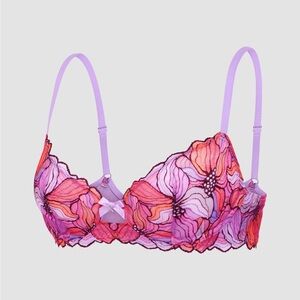 Savage x Fenty Mosaic Floral Lace Demi Bra